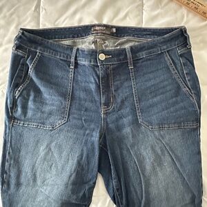 Torrid Dark Blue Boyfriend Jeans Sz.  14